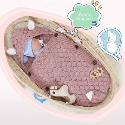 Couverture douce bebe protectrice légère Doux Tricot