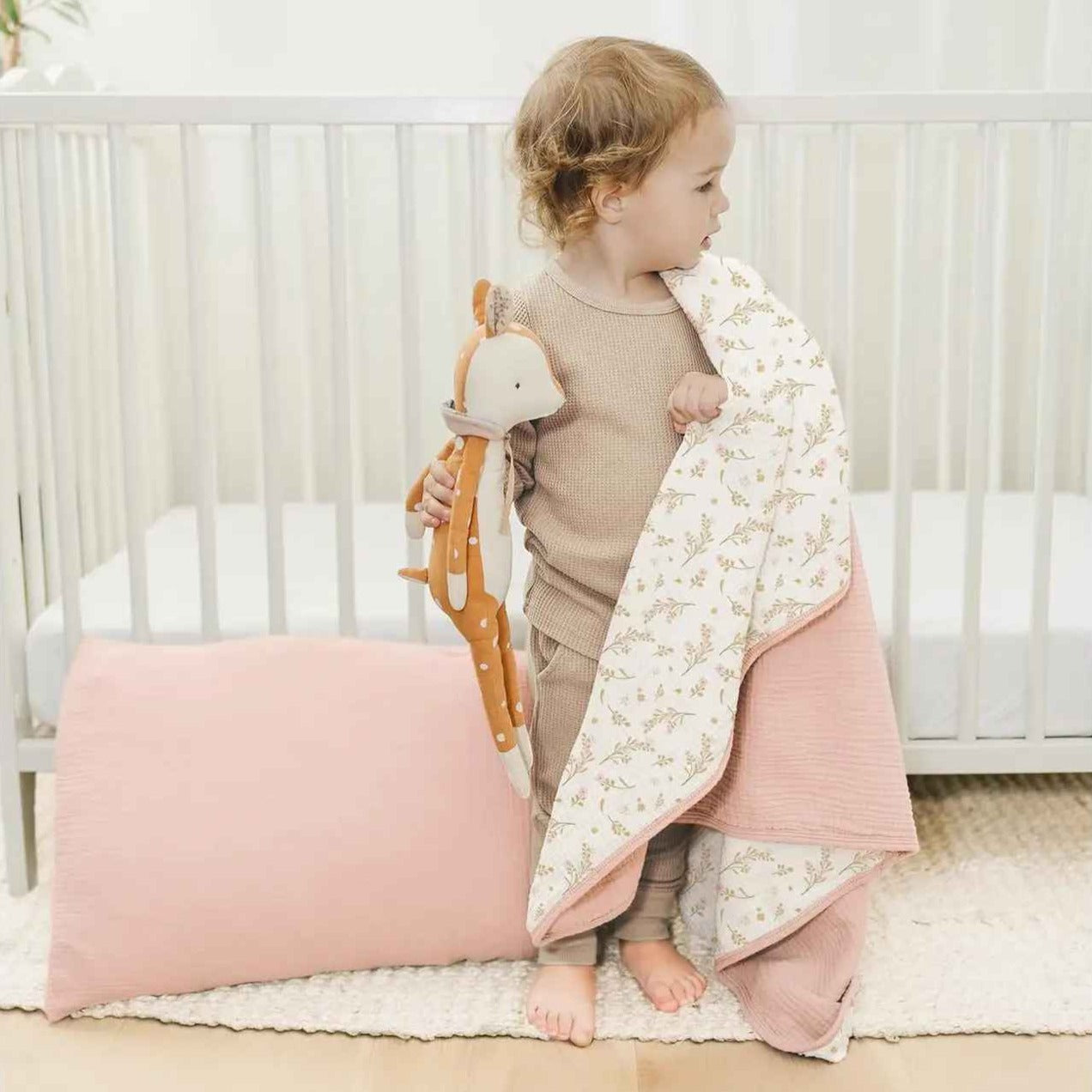 Couverture douce bebe réconfortante Mousseline Respirante