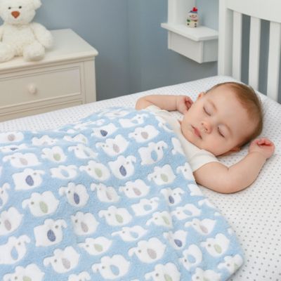 Couverture douce bebe sommeil paisible Éléphanteau Douceur