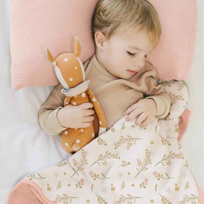 Couverture douce bebe sommeil paisible Mousseline Respirante