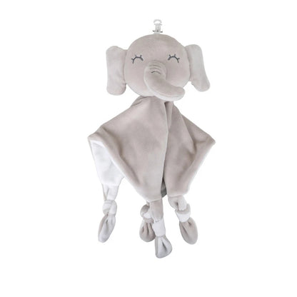Doudou bébé éléphant gris Ultra doux