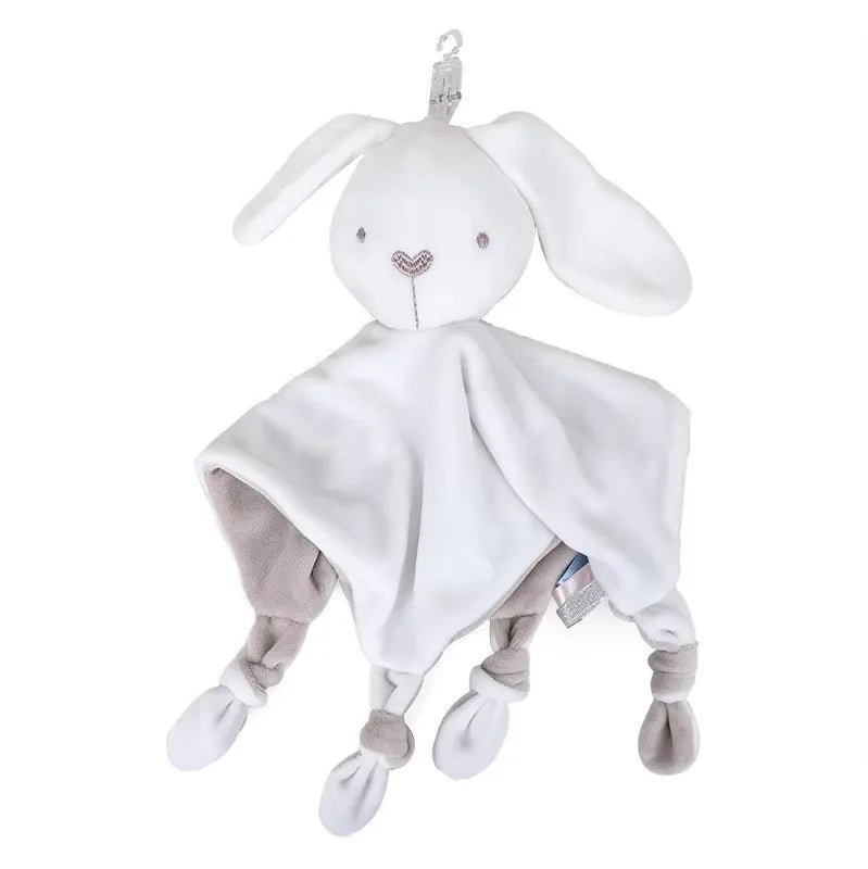 Doudou bébé lapin blanc Ultra doux