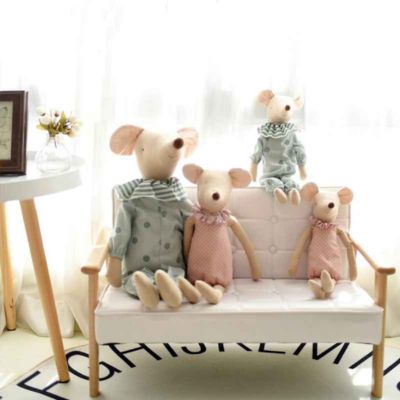 Doudou souris doux coton enchanteur Rosie Olive