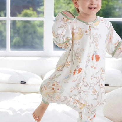 Enfant marche avec Gigoteuse été verte confortable Respirante
