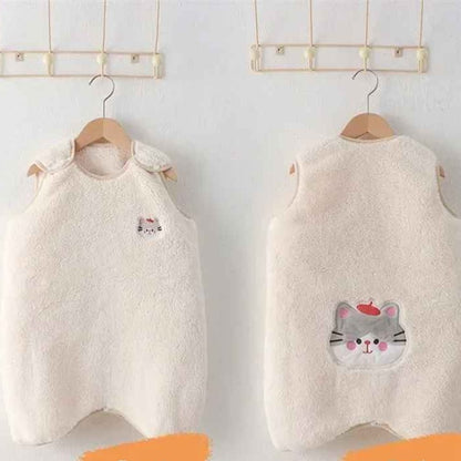Gigoteuse bebe hiver blanc casse motif chat UltraConfort