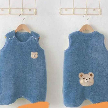 Gigoteuse bebe hiver bleue motif ours UltraConfort