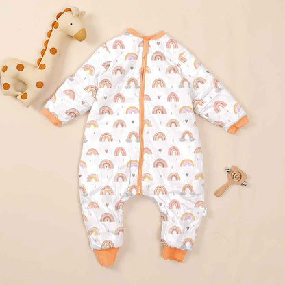 Gigoteuse bébé hiver motifs arc en ciel Doux Rêves