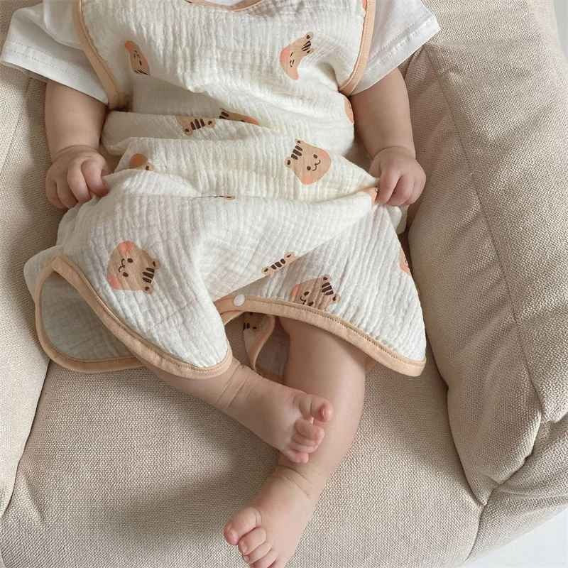 Gigoteuse gaze de coton de qualité jambes libres SleepComfort