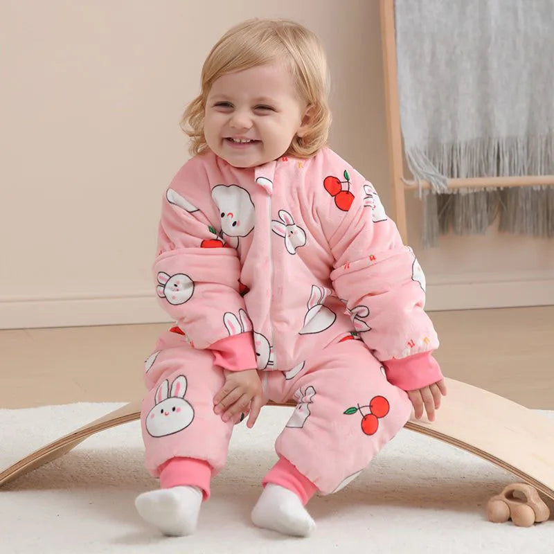 Gigoteuse hiver bebe protectrice rose Nuit Polaire