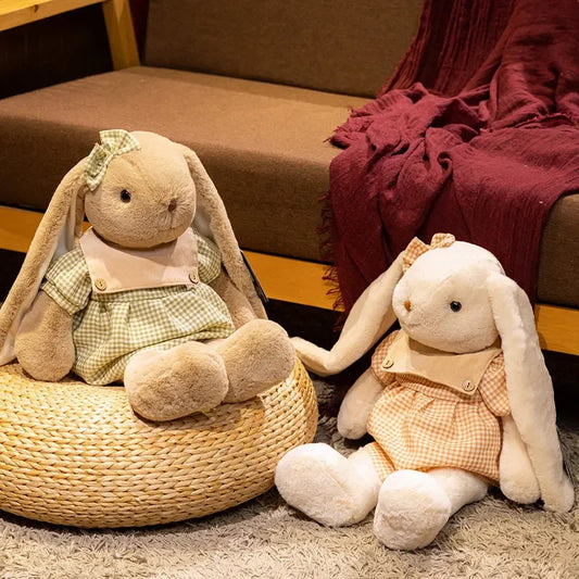 Lapin Peluche avec longues oreilles Coton Ultra Doux