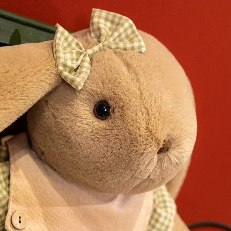 Lapin Peluche avec visage réaliste Coton Ultra-Doux