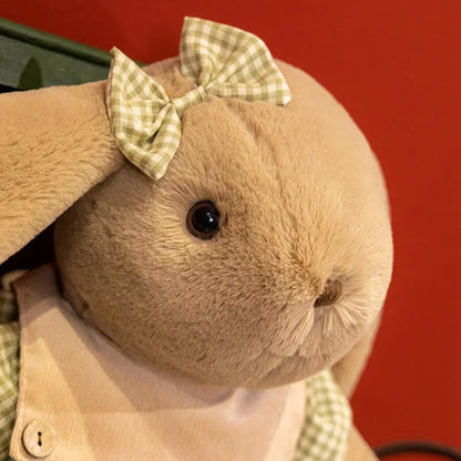 Lapin Peluche avec visage réaliste Coton Ultra-Doux