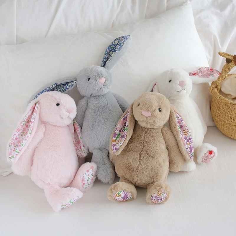 Lapin en peluche doux réconfortant Calinou