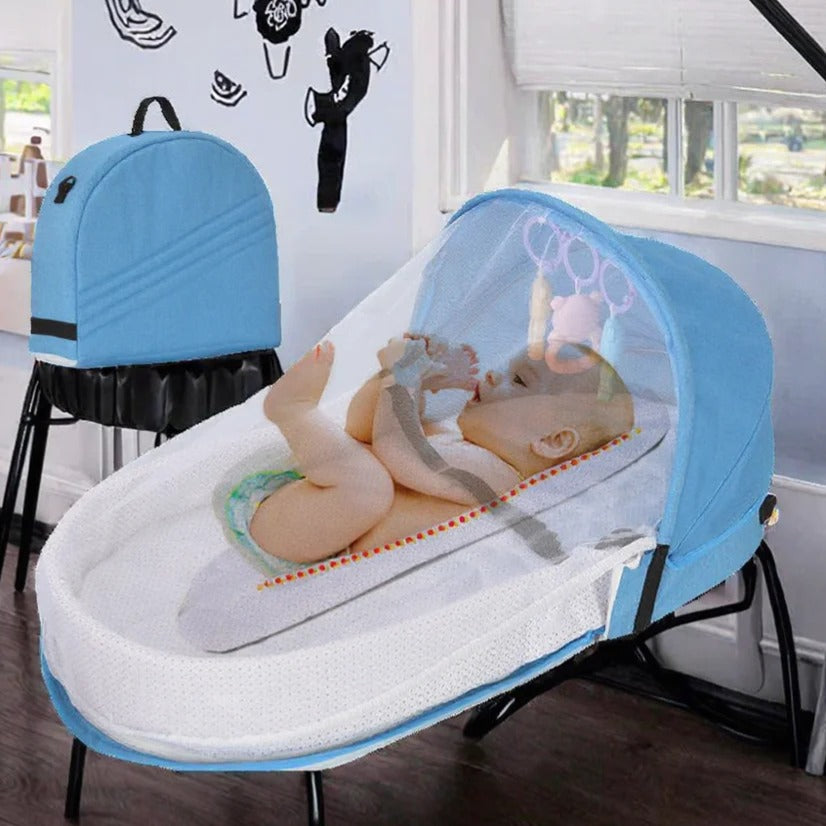 Lit bebe moustiquaire portable pratique SleepProtect