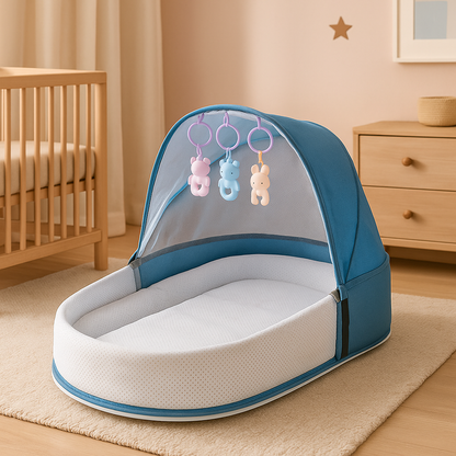 Lit bebe moustiquaire sécurisé SleepProtect