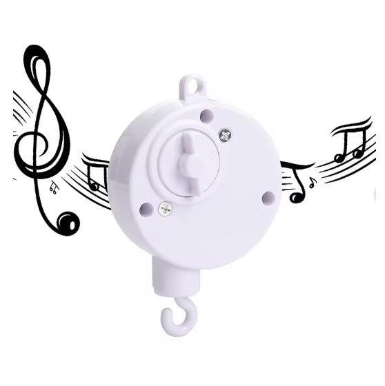 Mobile Musical Bébé | Lapin Blanc | Nuit Paisible