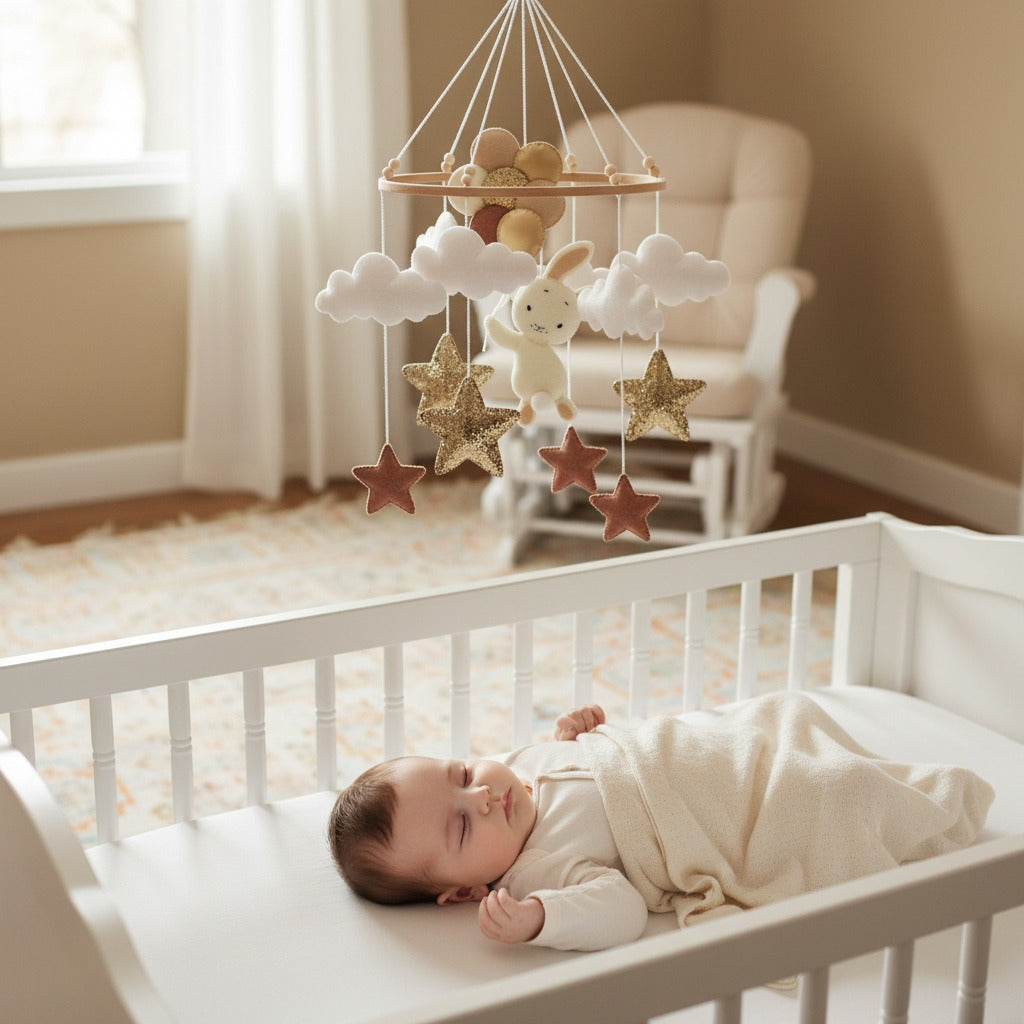 Mobile Musical Bébé sommeil paisible Nuit Paisible