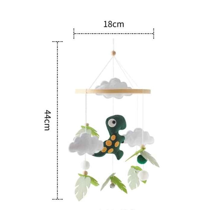 Mobile bébé Léo naturel Dinosaure