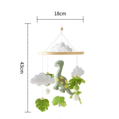 Mobile bébé Milo naturel Dinosaure