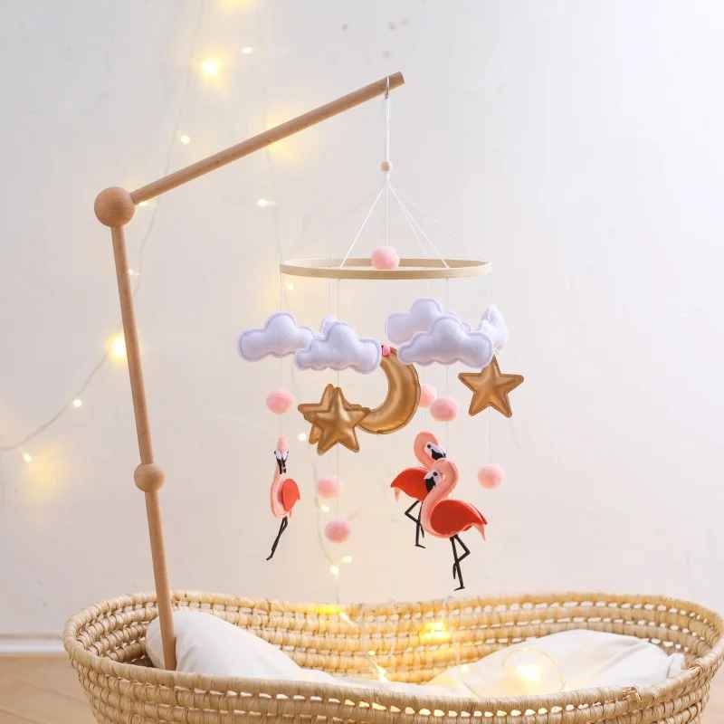 Mobile bébé doux amusant douillet Flamant Rose SweetDreams