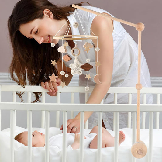 Mobile bebe doux apaisant Rêves et Étoiles