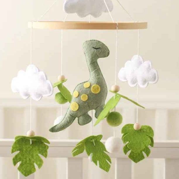 Mobile bébé doux attirant Dinosaure