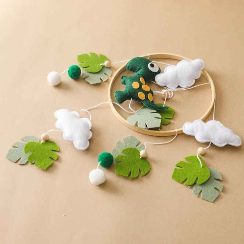 Mobile bébé doux chaleureux Dinosaure