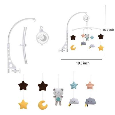 Mobile bébé doux ludique détail Rêve d'Ours