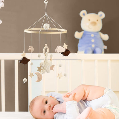 Mobile bebe doux stimulant éveil bébé Rêves et Étoiles