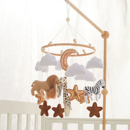 Mobile bébé original en bois Savane Premium