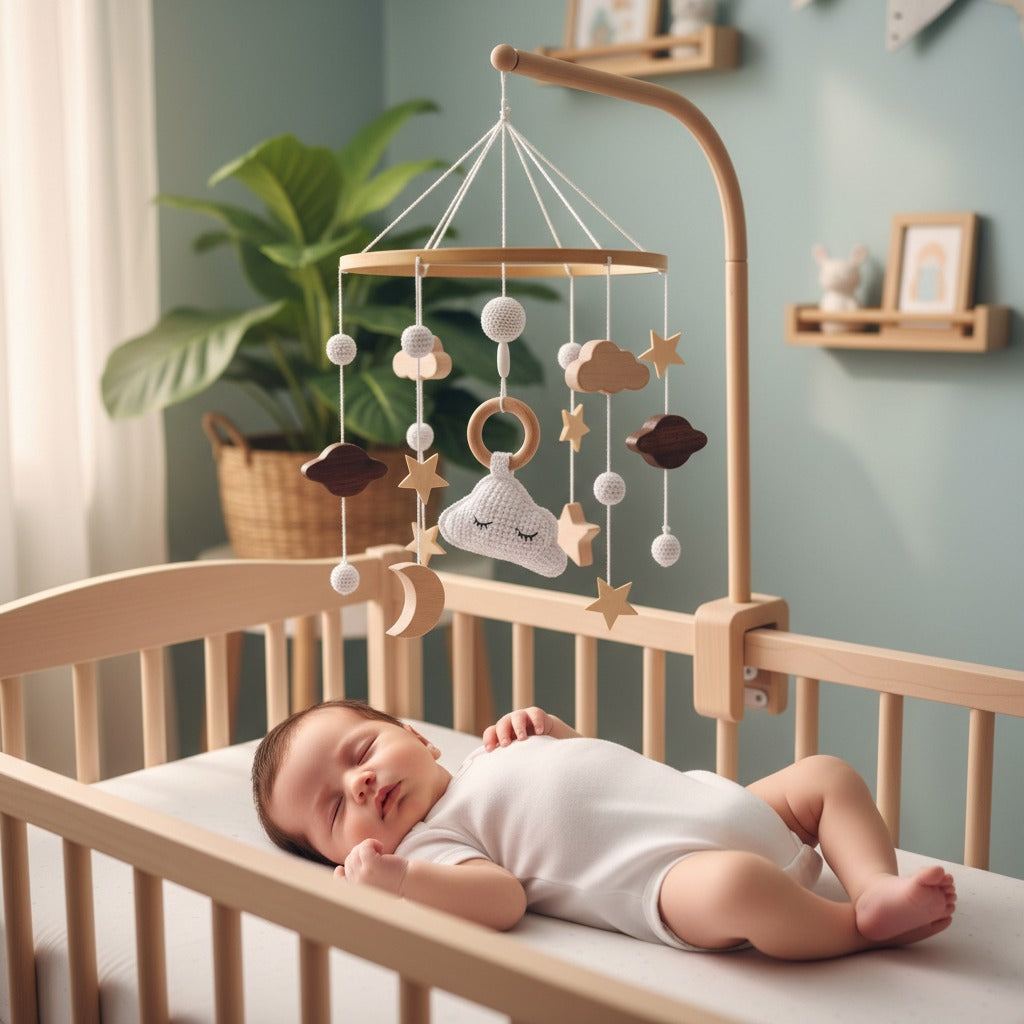 Mobile bébé sommeil paisible Éveil Artisanal