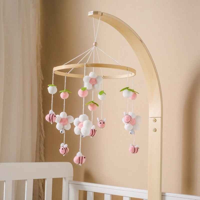 Mobile pour bébé en bois naturel éveillant Eveil Douceur