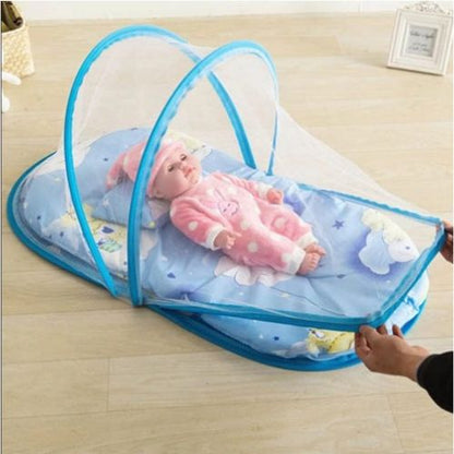 Moustiquaire Lit Bébé légère SleepNest Bleu