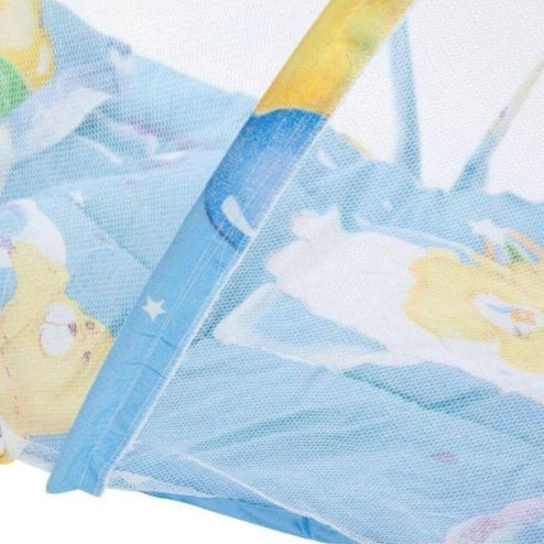 Moustiquaire Lit Bébé légère protégeant détail SleepNest Bleu