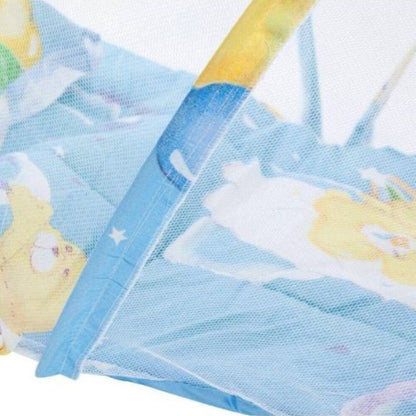 Moustiquaire Lit Bébé légère protégeant détail SleepNest Bleu