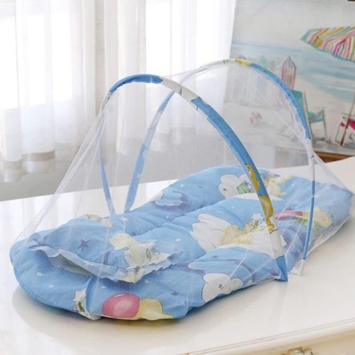 Moustiquaire Lit Bébé légère sommeil paisible SleepNest Bleu