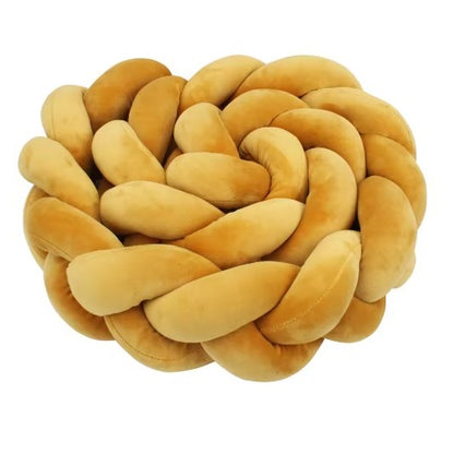 Natte de lit moutarde moelleuse Protectrice Tressée