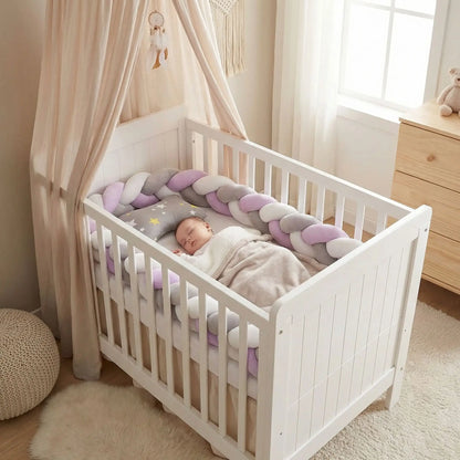 Natte de lit protectrice sommeil paisible Tresse Protectrice en Coton