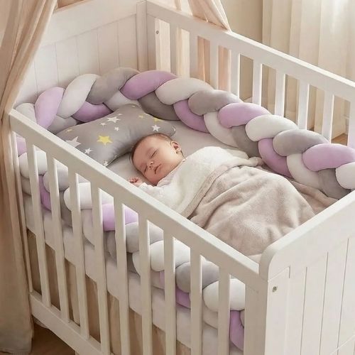 Natte de lit protectrice sommeil profond Tresse Protectrice en Coton