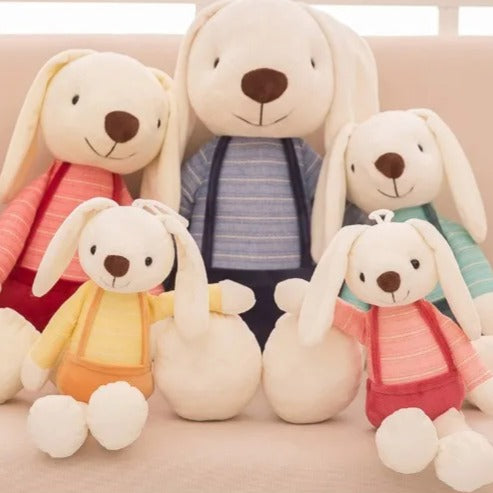 Peluche Lapin avec couleurs variées Doudou Câlins
