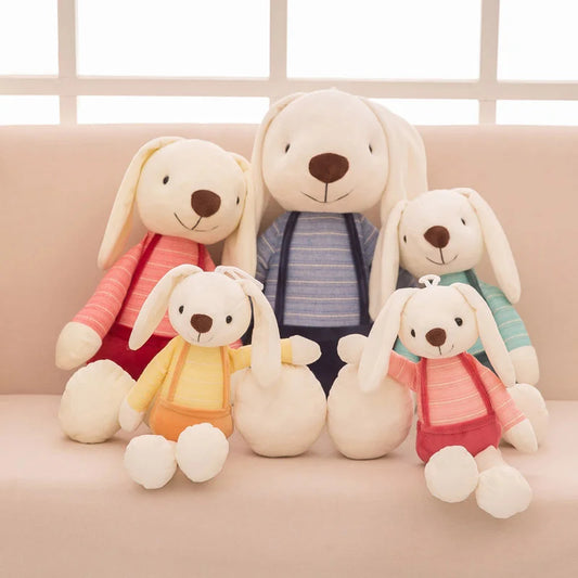 Peluche Lapin avec couleurs vives Doudou Câlins