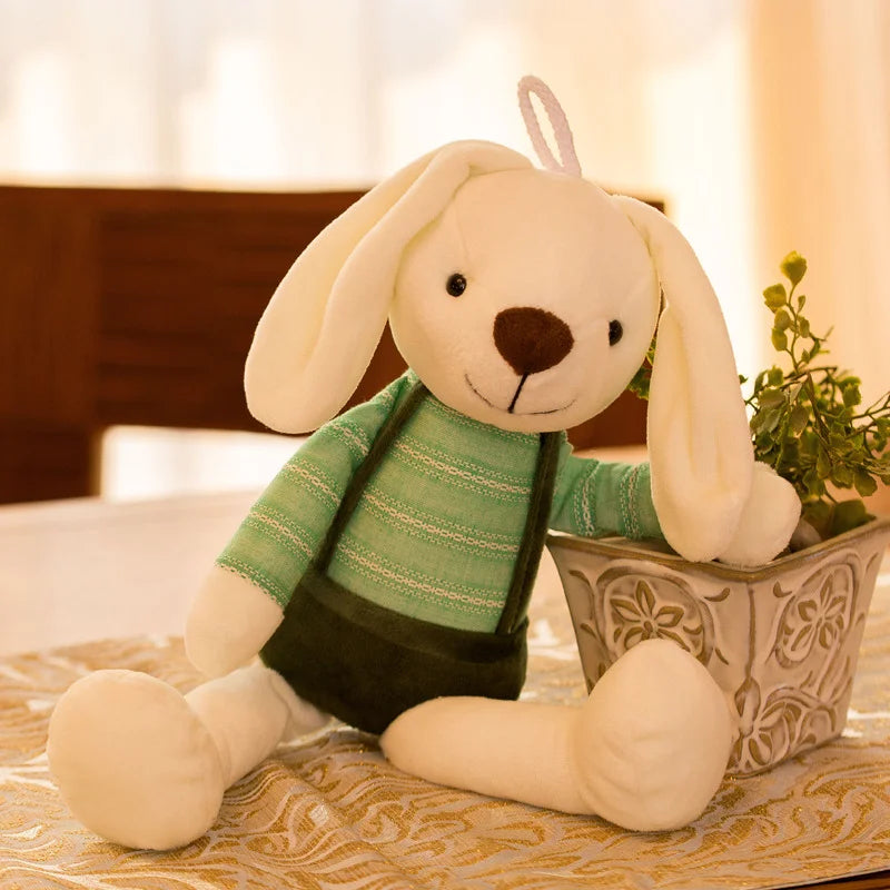Peluche Lapin douce avec longues oreilles Doudou Calins