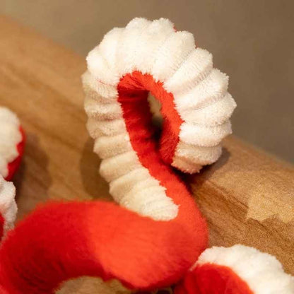 Peluche Pieuvre tentacule bouclée Doudou apaisant Orange