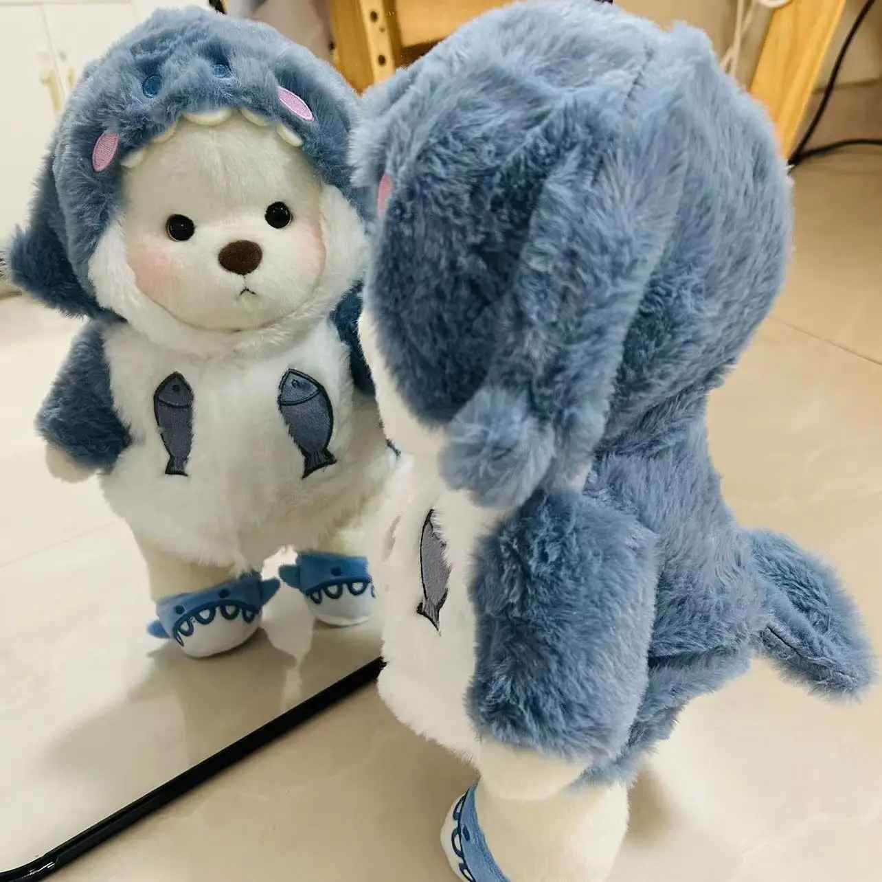 Peluche douce apaisante Ourson Sharky