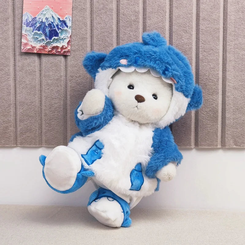 Peluche douce soyeuse Ourson Sharky