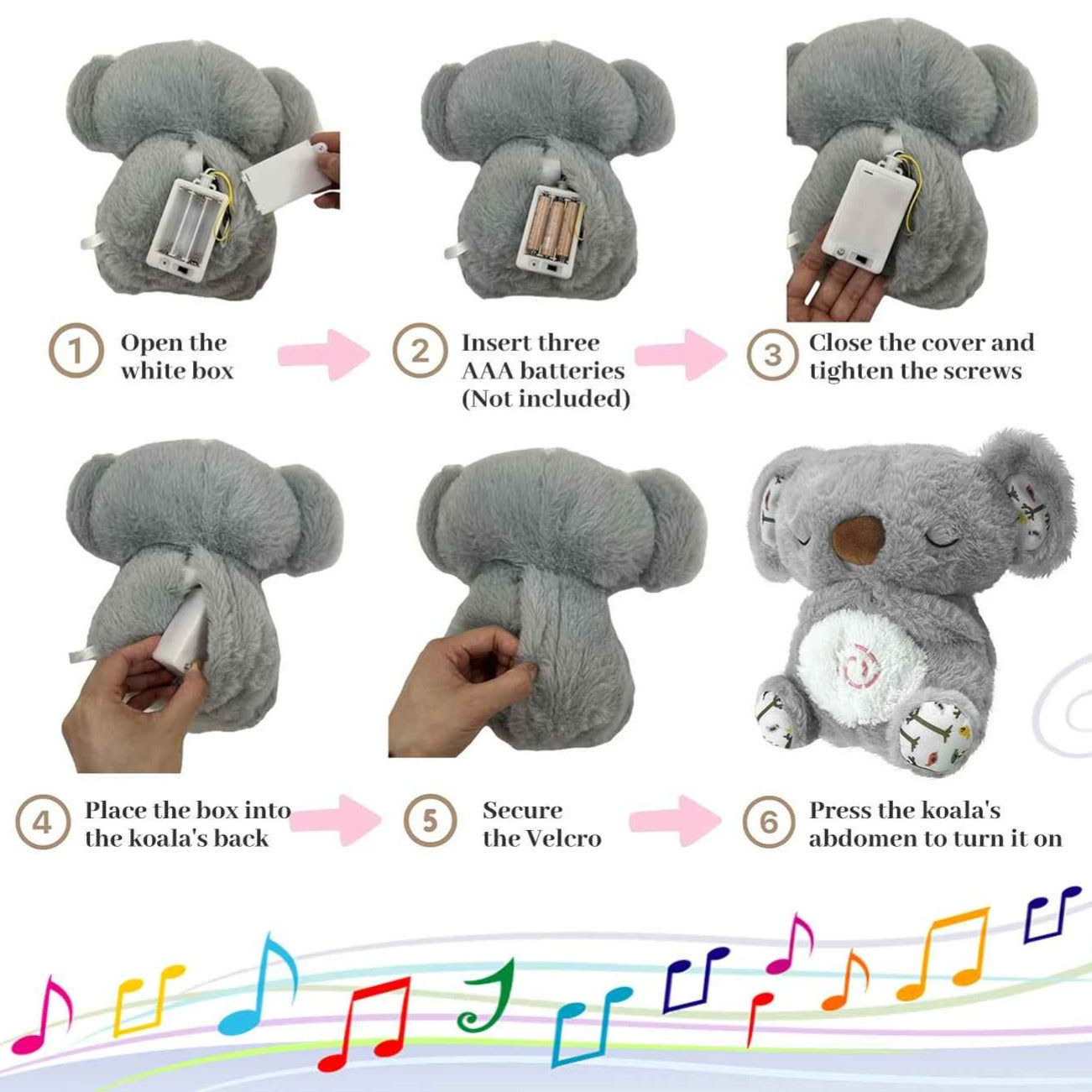 Peluche koala douce et pratique Koala Douceur