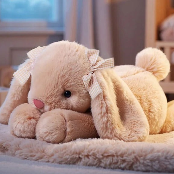 Peluche lapin douce réconfortante Timidou