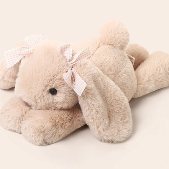 Peluche lapin douillette soyeuse Timidou