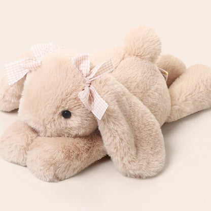 Peluche lapin douillette soyeuse Timidou