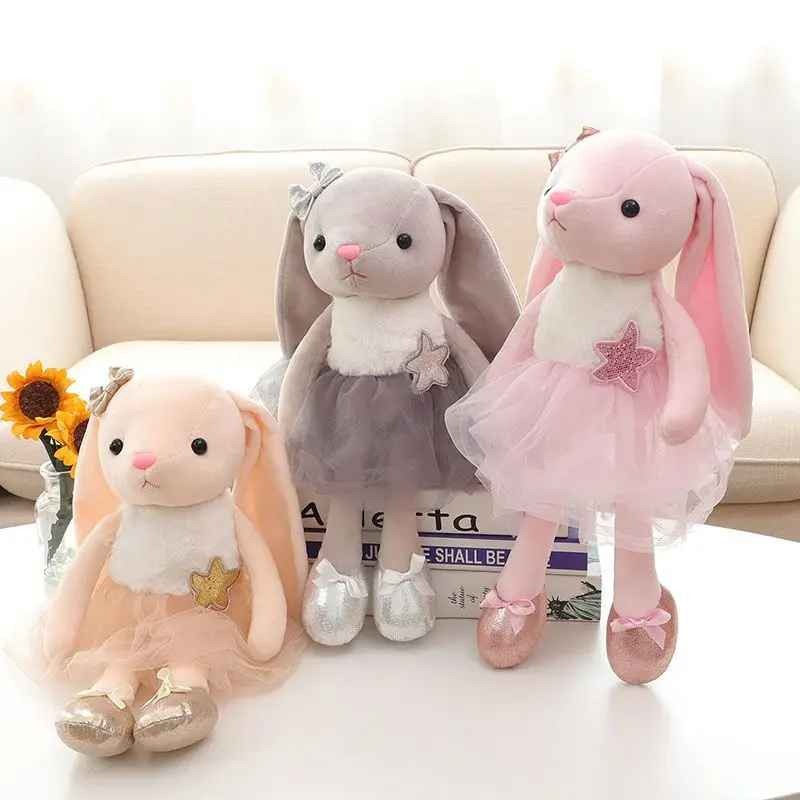 Peluche lapin en coton Ballerine Apaisante